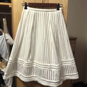 Beautiful white lace skirt